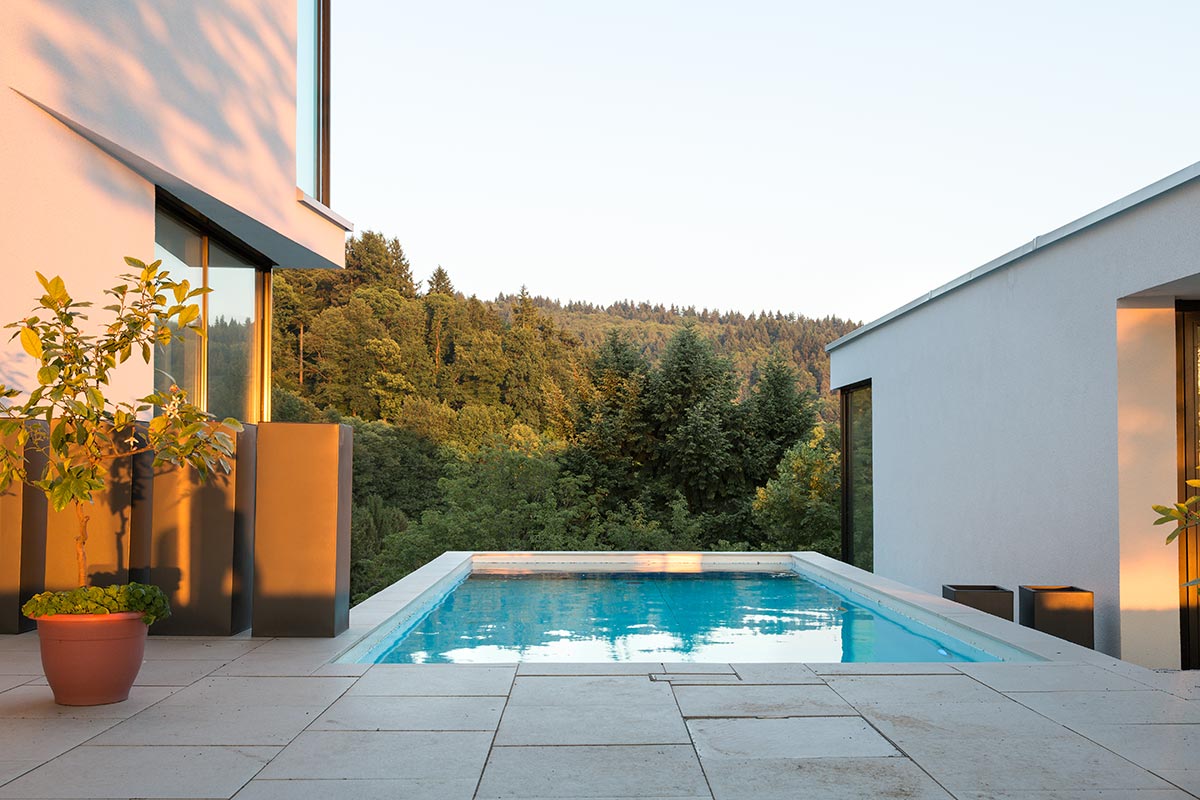 Wohnvilla mit Lichthalle